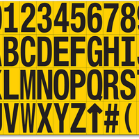 Mighty Line YELLOW Die Cut Location Markers - Custom Pack of 50