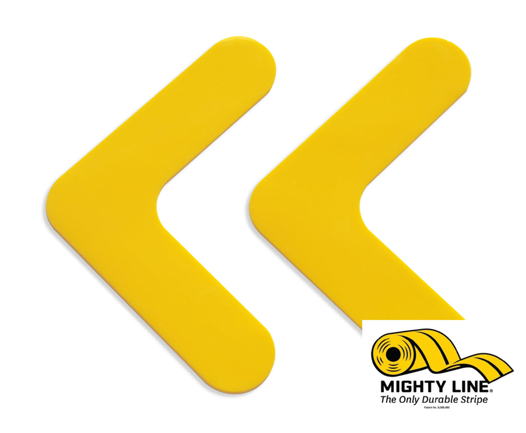 Yellow Mighty Line 1" Solid Color Rounded Angles