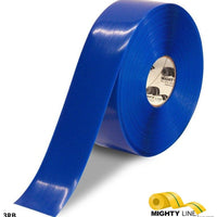 Mighty Line 3" BLUE Solid Color Tape - 100' Roll