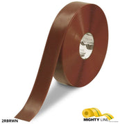 Mighty Line 2" BROWN Solid Color Tape - 100' Roll