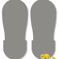 Mighty Line GRAY BIG Footprint - Pack of 50