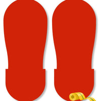Mighty Line RED BIG Footprint - Pack of 50