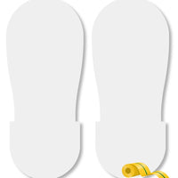 Mighty Line WHITE BIG Footprint - Pack of 50