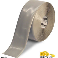 Mighty Line 4" GRAY Solid Color Tape - 100' Roll