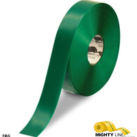 Mighty Line 2" GREEN Solid Color Tape - 100' Roll