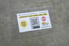 Mighty Line Heavy Duty Label Protectors 6" wide by 10" long - Pack of 50