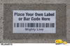 Mighty Line Heavy Duty Label Protectors 6" wide by 10" long - Pack of 50