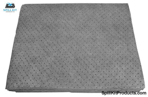 Universal Spill Pads - Laminate Gray Heavy Pad 15" x 18" Pk of 100