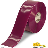 Mighty Line 4" PURPLE Solid Color Tape - 100' Roll