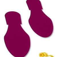 Mighty Line Solid Colored PURPLE Footprint - Pack of 50