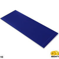 Mighty Line, Blue, 6" by 10" Segments, Peel and Stick 10" Strips