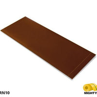 Mighty Line, Brown, 4" by 10" Segments, Peel and Stick 10" Strips